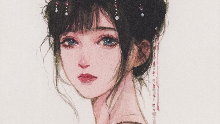 วาดภาพสาวสวย ไม่คิดว่าจะมีแฟนคลับถึงแสน？วาดไม่ดีแฟนคลับเธอคงไม่มาตีฉันนะ