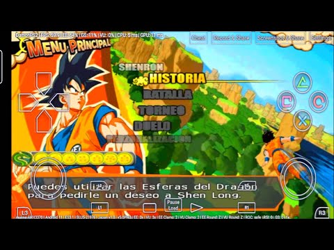 dragon ball z Budokai Tenkaichi 3 mod no emulador AetherSX2