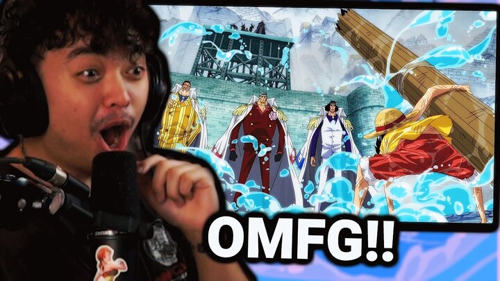 Luffy Vs The Admirals REACTION! (One Piece)