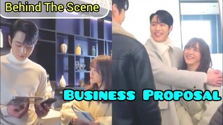 BTS Kim Sejeong Ahn Hyo Seop ☃️ Behind The Scene Business Proposal #shorts #fyp #short #bts #kdrama