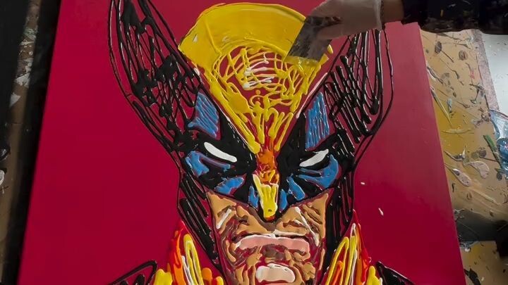 GABRIELE SERRINI - ABSTRACT WOLVERINE