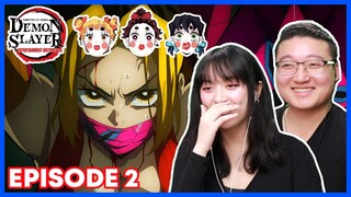 TENGEN'S WIVES 😳 | Demon Slayer Entertainment Arc Couples Reaction Episode 2