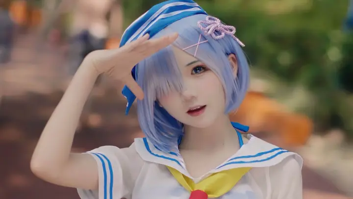 Cosplay of Rem|<Re:Life in a different world from zero>|<Summertime>