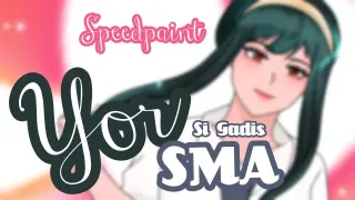 Yor Jadi Siswi SMA | Fanart SpyXFamily | Speedpaint