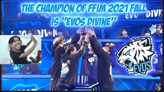 EVOS HATTRICK MENJUARAI FREE FIRE INDONESIA MASTER !!! || REACTION FINAL FFIM