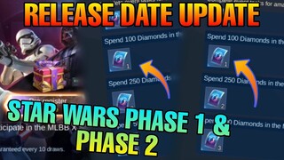 Phase 1 & Phase 2 Kimmy Star Wars Skin Event ALL RELEASE DATE - FREE TOKENS Available | MLBB