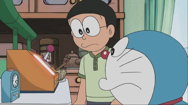 Doraemon Eps 305 "Ayo terus! Mie yang panjang & Esper yang terlambat 10 menit"