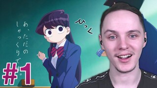 Komi Can't Communicate Episode 1 REACTION/REVIEW! - SHE'S SO CUTE!