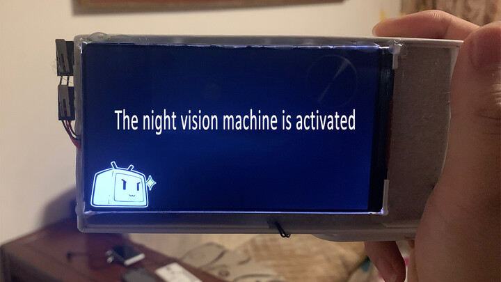 Create a night-vision device using old phone and phone box