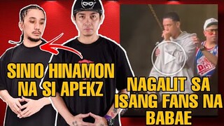 SINIO HINAHAMON NA SI APEKZ NGAYONG PARATING NA AHON | NIK MAKINO INAWAY NG ISANG FANS NA BABAE