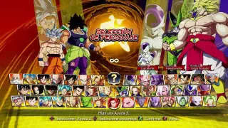 Goku y Broly vs Villanos - Dragon Ball FighterZ