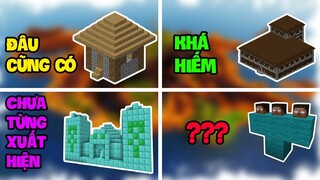 5 Công Trình Và ĐỘ HIẾM Của Chúng Trong Minecraft - Kim Tự Tháp Gạch ??