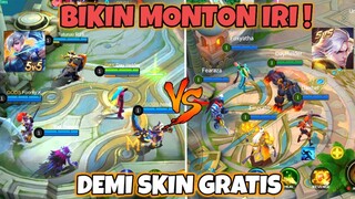 AYO BIKIN MONTON IRI DAN NGAMUK ! DEMI DAPAT SKIN GRATIS DI MOBILE LEGENDS