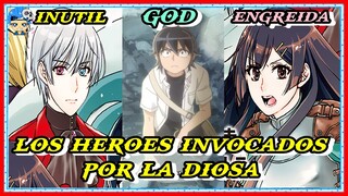 LOS HEROES INVOCADOS POR LA DIOSA EN TSUKIMICHI TSUKI GA MICHIBIKU ISEKAI DOUCHUU