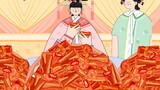 - Mukbang animasi Legenda Zhen Huan｜Leher bebek pedas yang imersif dari An Lingrong~