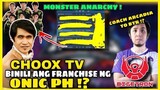 CHOOX TV BINILI ANG FRANCHISE NG ONIC PHILIPPINES ?! COACH ARCADIA TO BTR INDO?! 🔥🔥