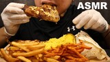 ASMR EATING NANDO'S PERI PERI SPICY CHICKEN | CHIC WRAP | CORN | SWEET POTATO | FRIES | YELLOW RICE