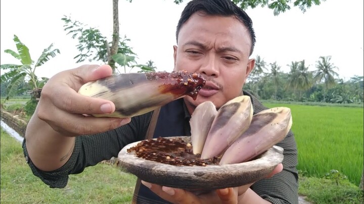 RUJAK JANTUNG PISANG..JANTUNG PISANG DI BIKIN RUJAK GIMANA RASANYA..??