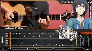 Solo Leveling Opening 『LEveL』 Fingerstyle Guitar Cover