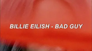 Billie Eilish - bad guy (lyrics)