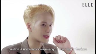 Jackson Wang❤️💋ELLE Thailand "Learn Thai with Teacher Jack" 220818 🙏🙏thanks for video Cr.logo