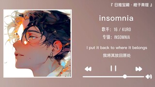 “这首歌将会是你一直循环的歌曲”||《insomnia》