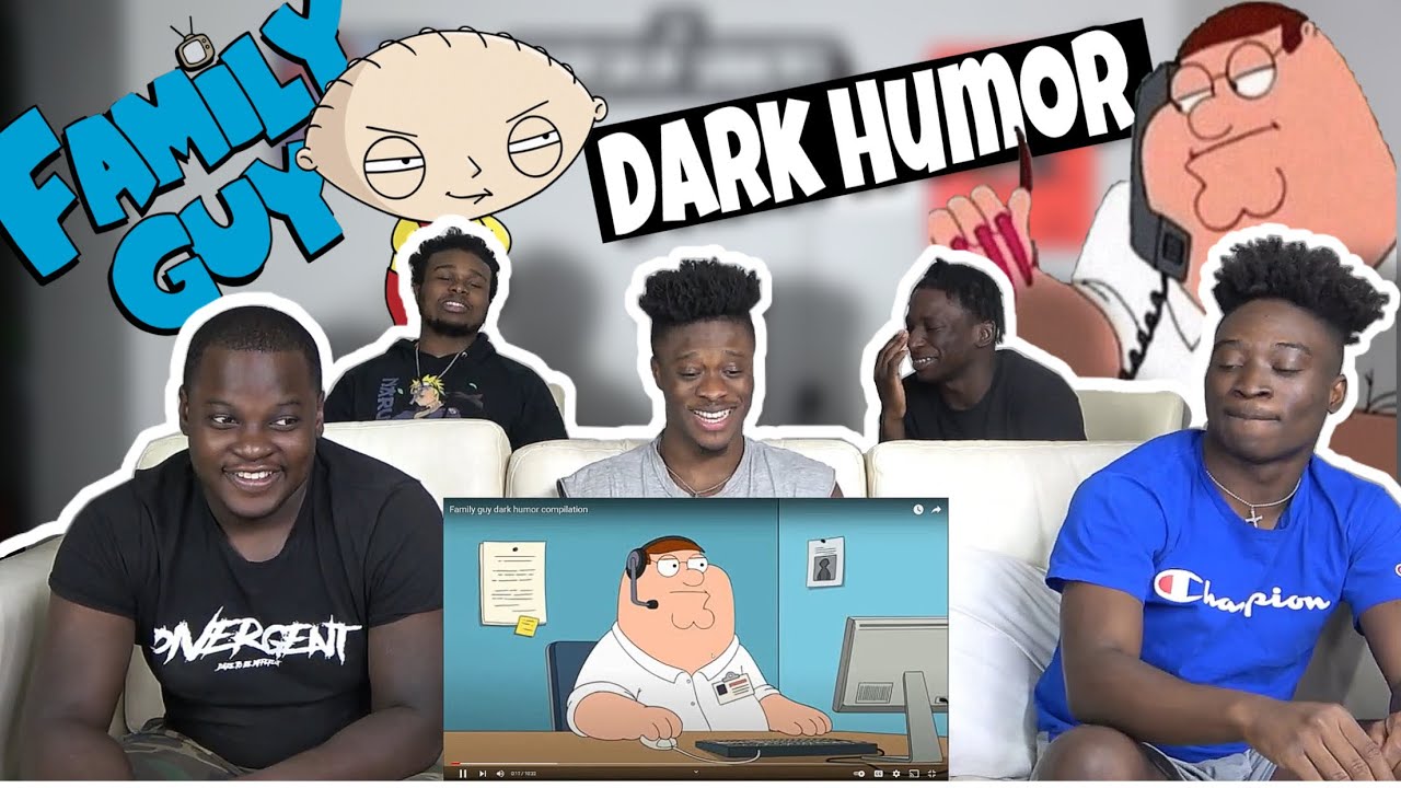 FAMILY GUY DARK-HUMOR 😧😭COMPILATION REACTION! - BiliBili