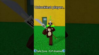 Unluckiest Blox Fruits Player #bloxfruits