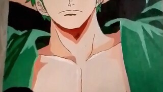 Zoro in onepiece painting