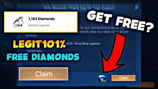 Easy Way To Get 1000 Diamonds From MLBB • Free Diamonds • Mobile Legends 2020