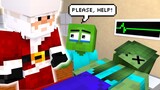 Monster School: Poor Baby Zombie and Santa Claus - Sad Story | Minecraft Animation
