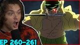ZORO IS INSANE NOW!!! || One Piece Episode 260-261 Reaction