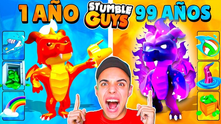 COMPRÉ SKINS de 1 AÑO y 99 AÑOS en STUMBLE GUYS… 😱