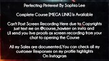 Perfecting Pinterest By Sophia Lee course Download