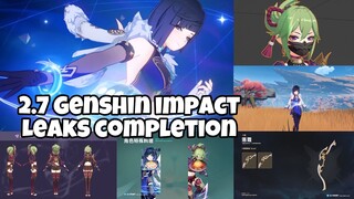 YELAN GAMEPLAYS, KUKI SHINOBU IDLE, 2.7 EVENTS, AND THE OTHERS COMPLETION | 2.7 GENSHIN IMPACT LEAKS