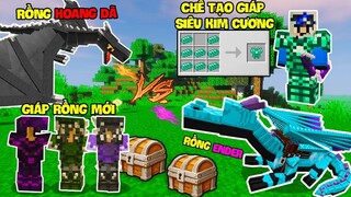 MINECRAFT VUA RỒNG TẬP 5 | ĐẠI CHIẾN RỒNG ENDER VỚI RỒNG HOANG DÃ, CHẾ TẠO GIÁP KIM CƯƠNG VIP