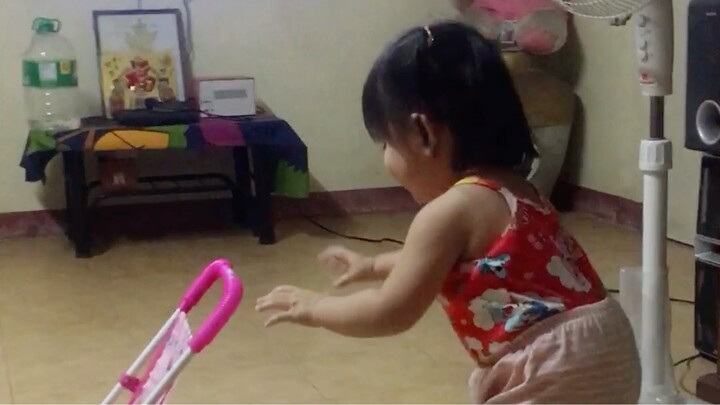 Cute baby dancing