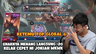 KETEMU PARTY GLOBAL RANK 6!! GW COBAIN META YG BIKIN RRQ KALAH.. TERNYATA BENERAN OP COK!!