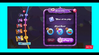 CANDY CRUSH SAGA LEVEL 1593 NEW VERSION NO BOOSTER