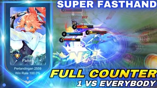 FANNY 2500 MATCH WR 100% VS FULL COUNTER !! FANNY 1 VS EVERYBODY ! SO FAST HAND !! Eps.167