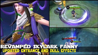 REVAMPED SKYLARK FANNY EPIC SKIN NEW ENTRANCE ANIMATION AND SKILL EFFECTS MOBILE LEGENDS SKIN UPDATE