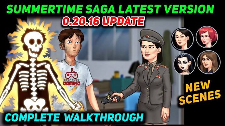 SUMMERTIME SAGA 0.20.16 NEW UPDATE MISSION 🔥 SUMMERTIME SAGA LATEST VERSION FULL WALKTHROUGH