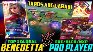 TOP 1 GLOBAL BENEDERTA vs. THREE PRO PLAYER IN RANK!! (EXE, NXP, BLACKLIST)