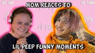 Mom's REACTION to Lil Peep FUNNY MOMENTS!