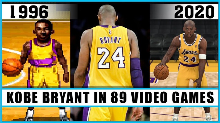 KOBE BRYANT evolution in 89 video games