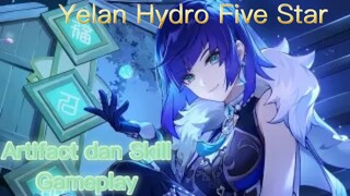 Genshin Impact INDO - Pembahasan Yelan Hydro Five Star mengenai Artifact dan Skill + Gameplay
