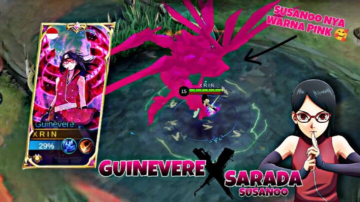 Guinevere X Sarada " Susano'o Nya Warna Pink 🥰"