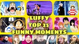 Luffy Top 25 Funny Moments / One Piece Reaction Mashup