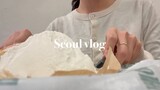 Seoul vlog | Olive Young essentials🧴, Kokkili Bagel, nyunyu, Hangang park, strawberry daifuku