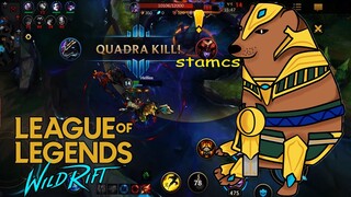 Nasus | League of Legends: Wild Rift Alpha Test | STAMCS 500